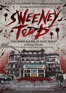 Мюзикл Sweeney Todd в Лондоне